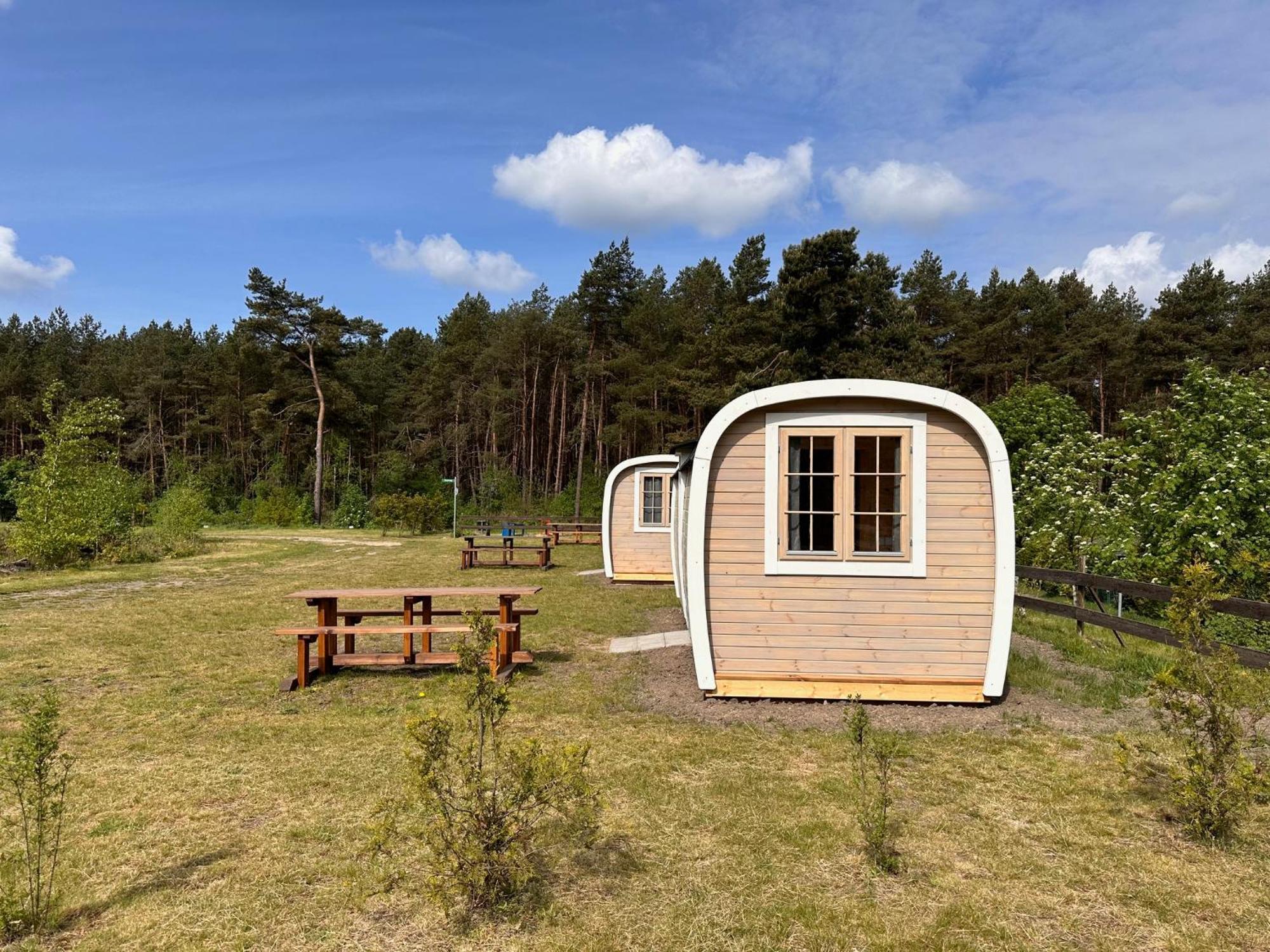 Naturcamping Lüneburger Heide - Chalets&Tiny Häuser Soltau Exterior foto