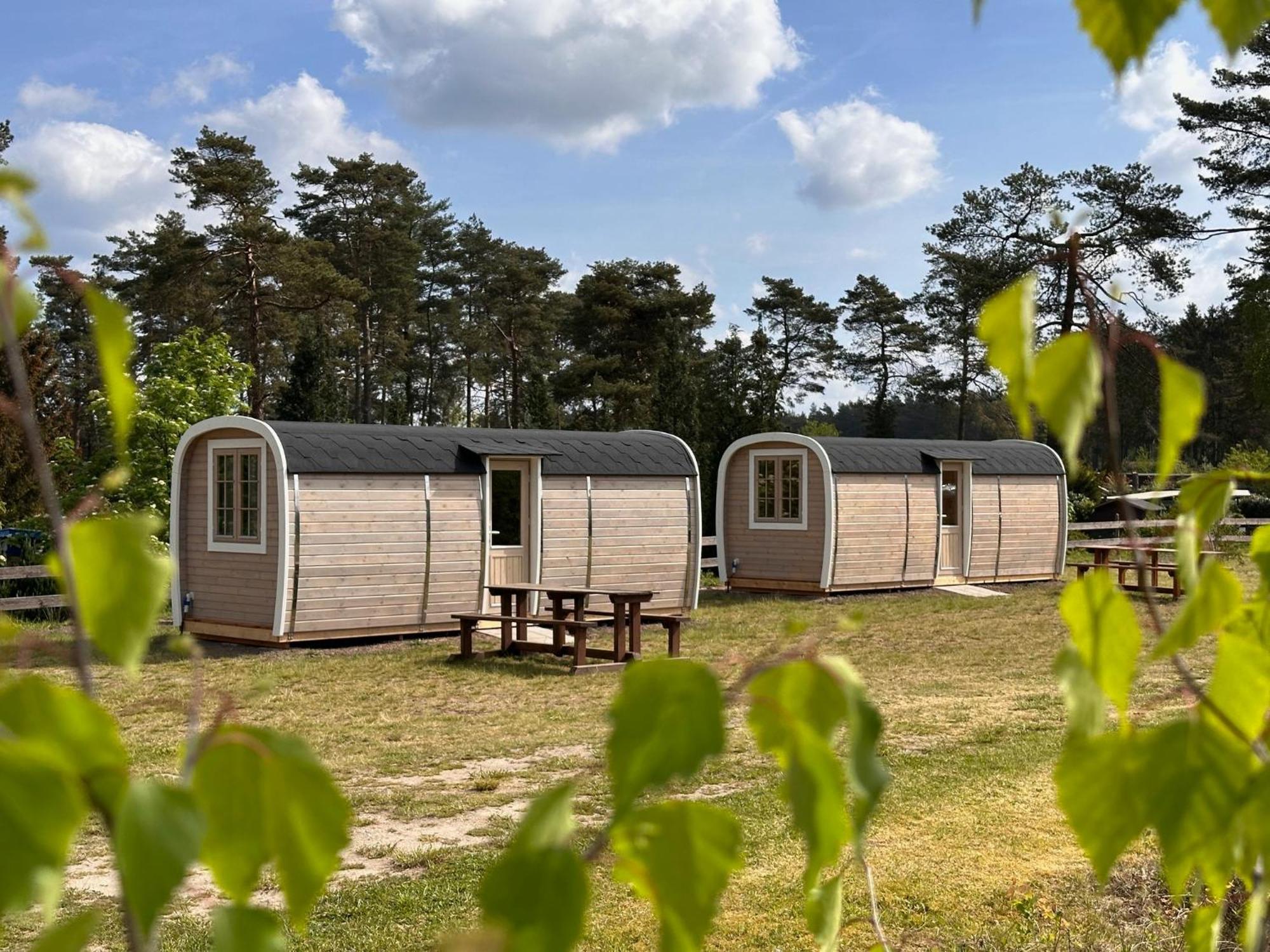 Naturcamping Lüneburger Heide - Chalets&Tiny Häuser Soltau Exterior foto